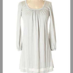 Trina Turk Silver Shimmery Gray Casual Dress